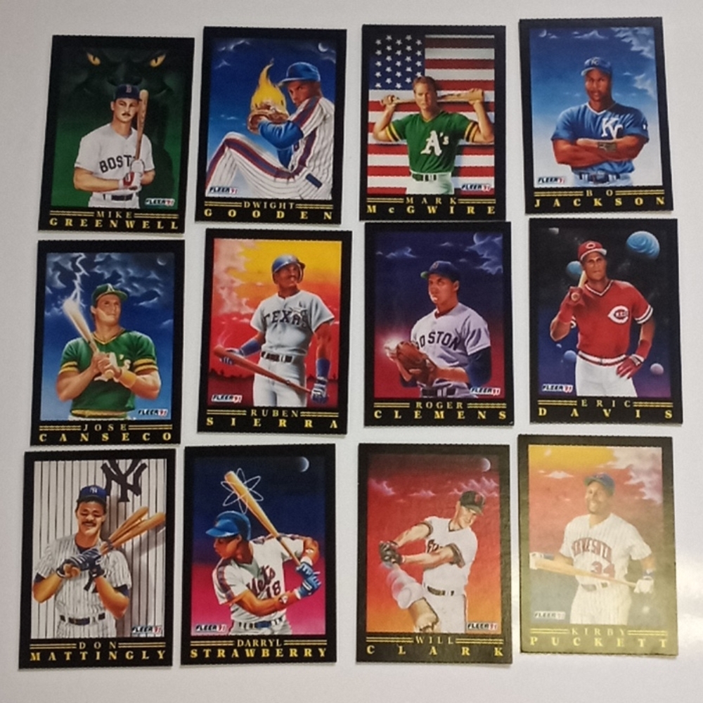 Fleer 1991 Pro-vision baseball card set
